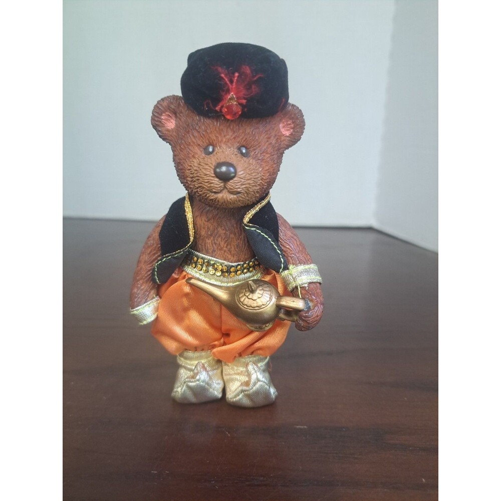 Vintage Russ Berry Teddy Town Aladin Figurine